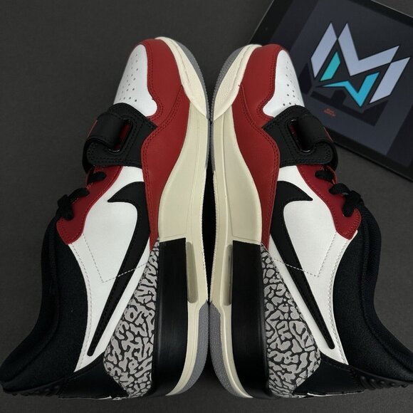 Nike Air Jordan Legacy 312 Low Men’s Sizes White Red Black Sail CD7069-106 - Picture 10 of 12
